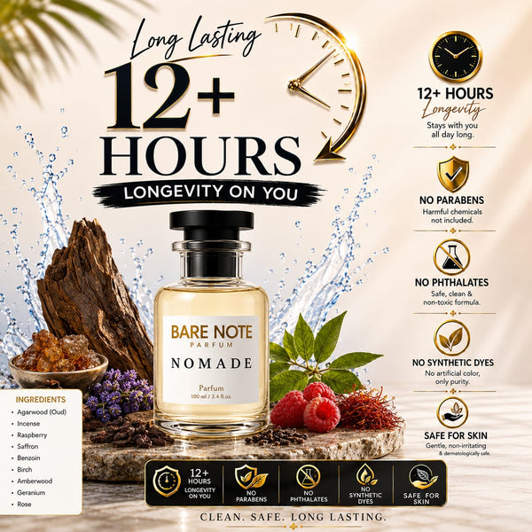 Bare Note Parfum – NomadeInspired by Louis Vuitton Ombre Nomade Extrait de Parfum | 100 ml