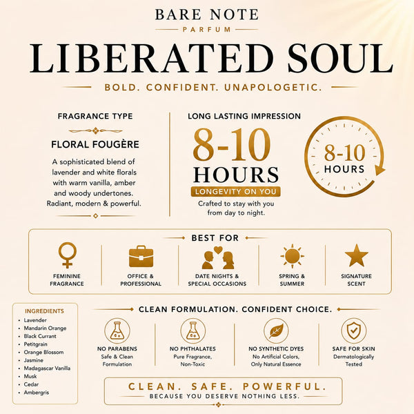 Bare Note Parfum – Liberated SoulInspired by Yves Saint Laurent Libre Extrait de Parfum | 100 ml