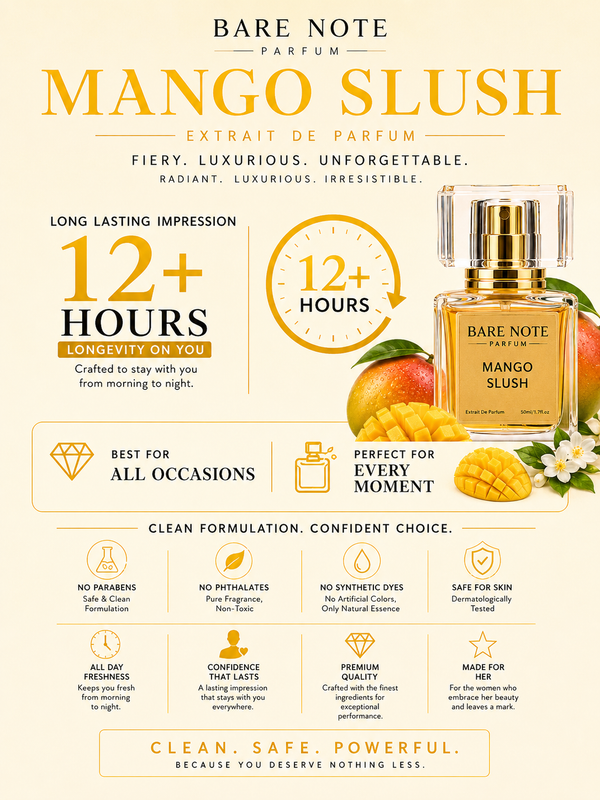 Bare Note Parfum – Mango Slush | Luxe Fragrance |50 ml