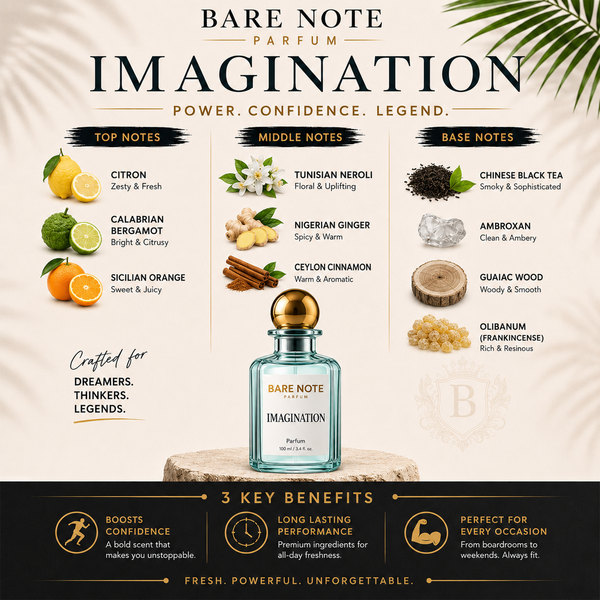 Bare Note Parfum – ImaginationInspired by Louis Vuitton Imagination Extrait de Parfum | 100 ml