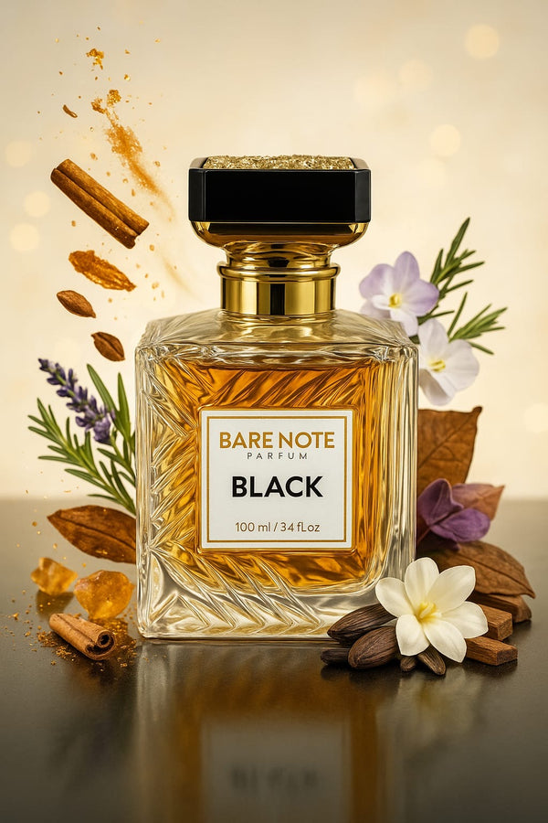 Bare Note Parfum – BlackInspired by Bvlgari Man In Black Extrait de Parfum | 100 ml