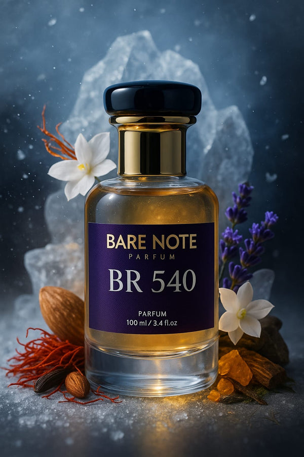 Bare Note Parfum – BR 540Inspired by Maison Francis Kurkdjian Baccarat Rouge 540 Extrait de Parfum Extrait de Parfum| 100 m
