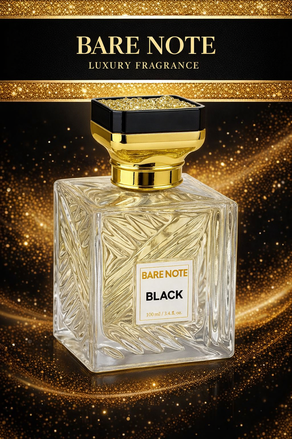 Bare Note Parfum – Black  Inspired by Bvlgari Man In Black Extrait de Parfum | 100 ml