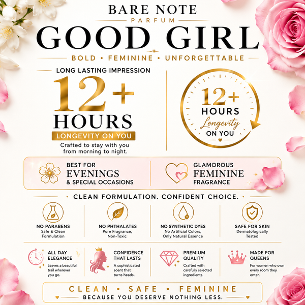Bare Note Parfum – Good GirlInspired by Carolina Herrera Good Girl Extrait de Parfum | 100 ml