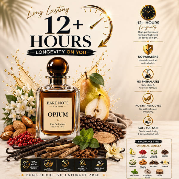Bare Note Parfum – OpiumInspired by Black Opium Extrait de Parfum | 100 ml