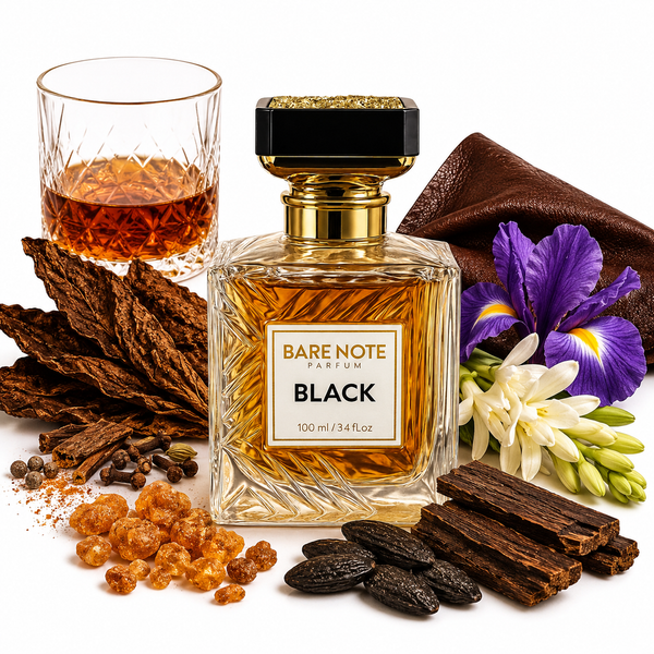 Bare Note Parfum – Black  Inspired by Bvlgari Man In Black Extrait de Parfum | 100 ml