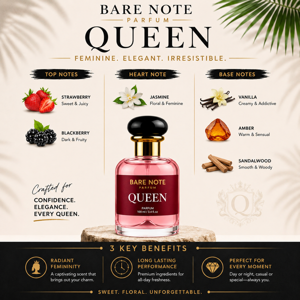 Bare Note Parfum – Queen Inspired by Burberry | 100 ml