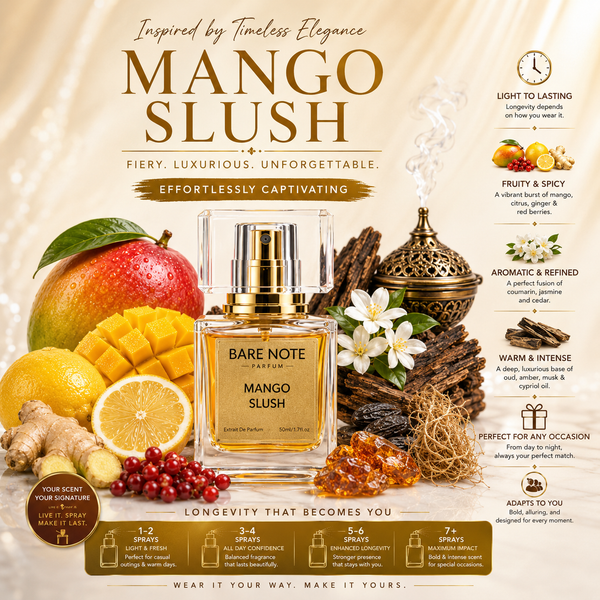 Bare Note Parfum – Mango Slush | Luxe Fragrance |50 ml