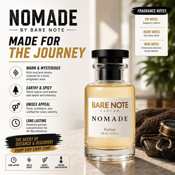 Bare Note Parfum – NomadeInspired by Louis Vuitton Ombre Nomade Extrait de Parfum | 100 ml