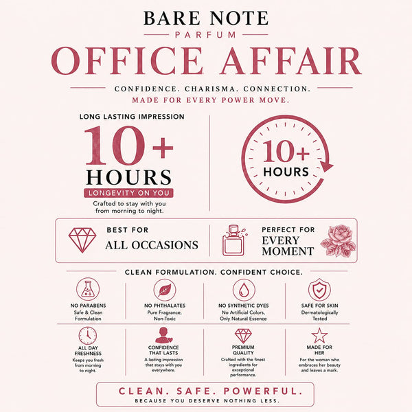 Bare Note Parfum – Office Affair| Luxe Fragrance |50 ml