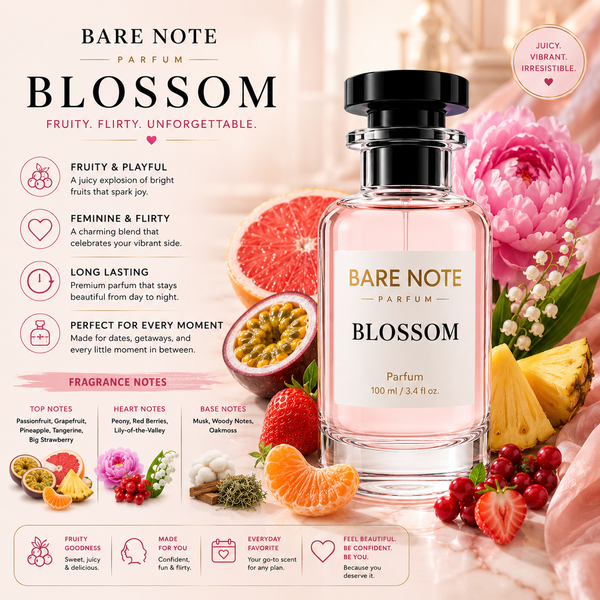 Bare Note Parfum – BLOSSOM | Inspired by Victoria’s Secret Bombshell | 100 ml