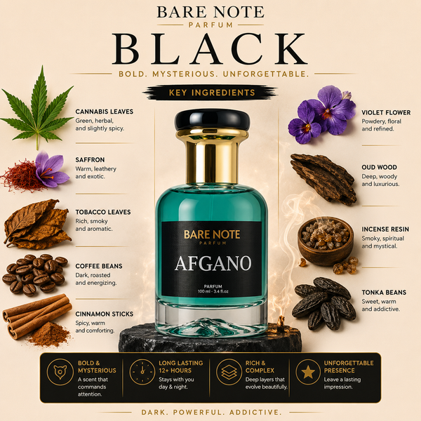 Bare Note Parfum – Afgano  Inspired by  100 ml