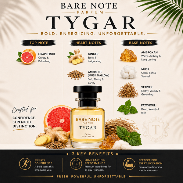 Bare Note Parfum – Tygar  Inspired by Bvlgari Tygar Extrait de Parfum | 100 ml