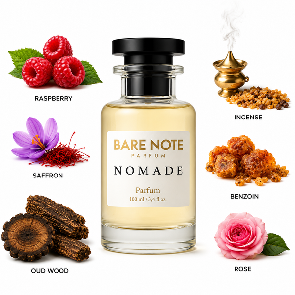 Bare Note Parfum – Nomade  Inspired by Louis Vuitton Ombre Nomade Extrait de Parfum | 100 ml